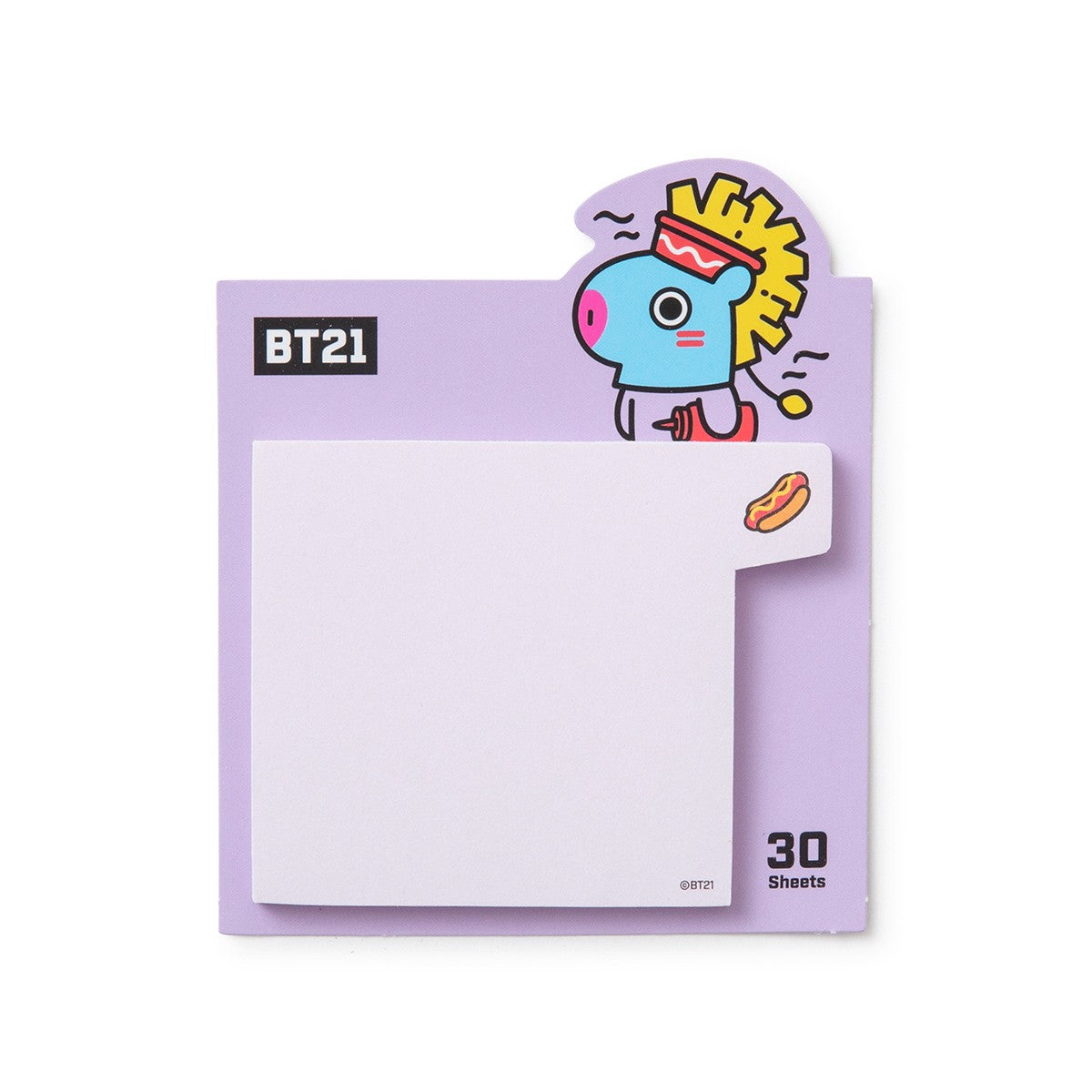 [BT21] BTS Line Friends Collaboration - Bite Sticky Memo - kpoptown.ca