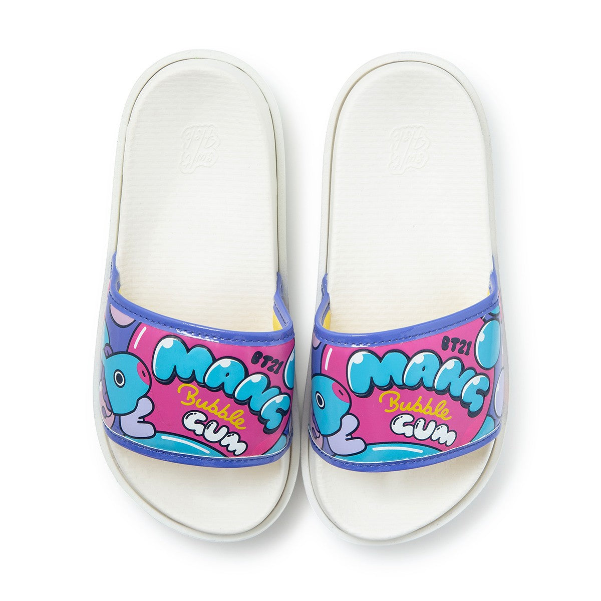 [BT21] BTS Line Friends Collaboration - Sweet Fish Slide Slipper - kpoptown.ca