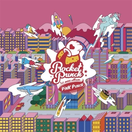 ROCKET PUNCH 1st Mini Album - PINK PUNCH CD - kpoptown.ca