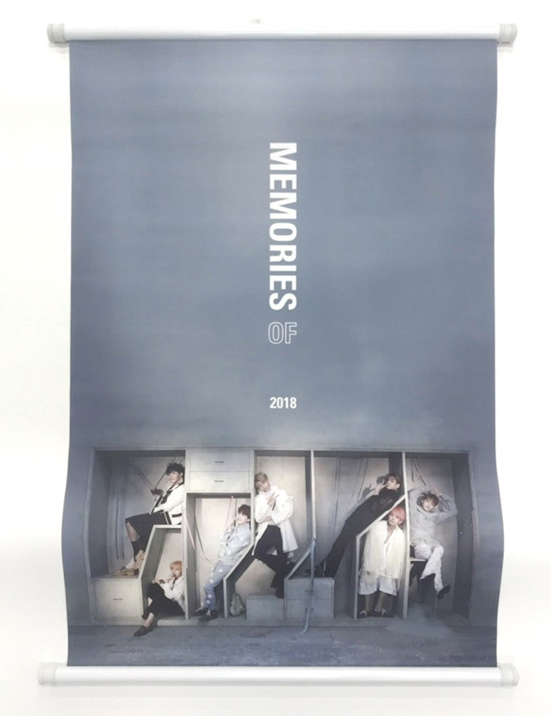 [Wall Scroll] BTS Memories Of 2018 Wall Scroll (Blu-ray version) - kpoptown.ca