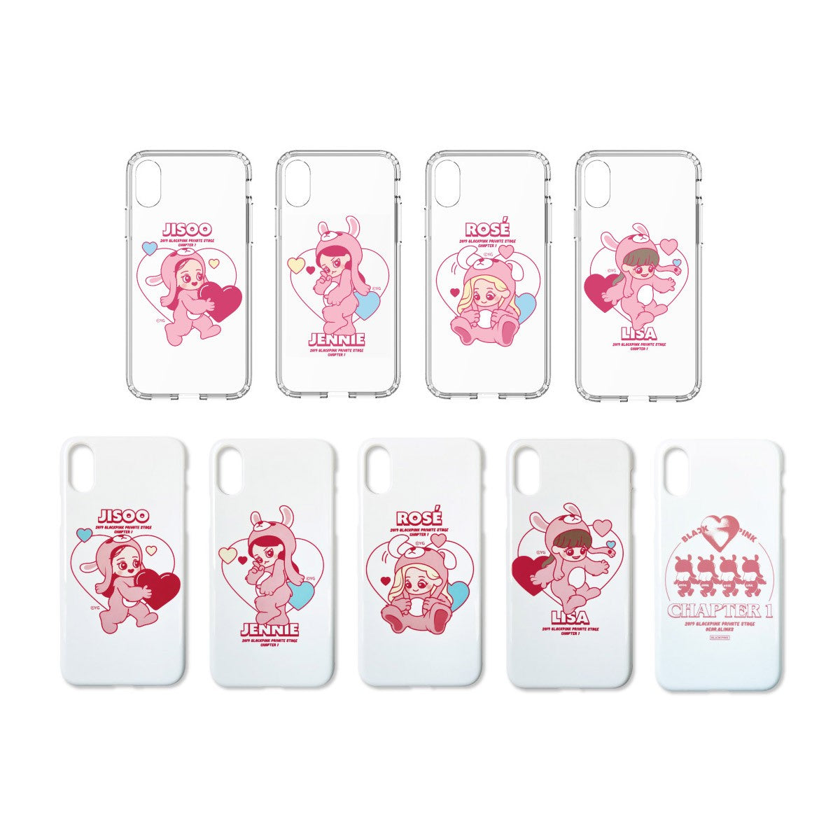 BLACKPINK WOYC Goods - CHARACTER PHONECASE Bumper for iPhone - kpoptown.ca