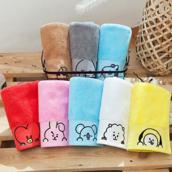 [BT21] BTS Design Ever Collaboration - Posepip Towel - kpoptown.ca