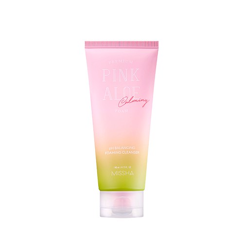 [MISSHA] Premium Pink Aloe Cleansing Foam 140ml - kpoptown.ca