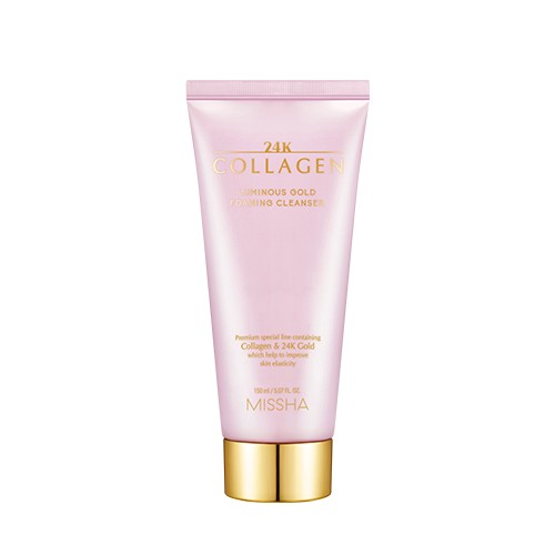 [MISSHA] 24K Collagen Luminous Gold Foaming Cleanser 150ml - kpoptown.ca