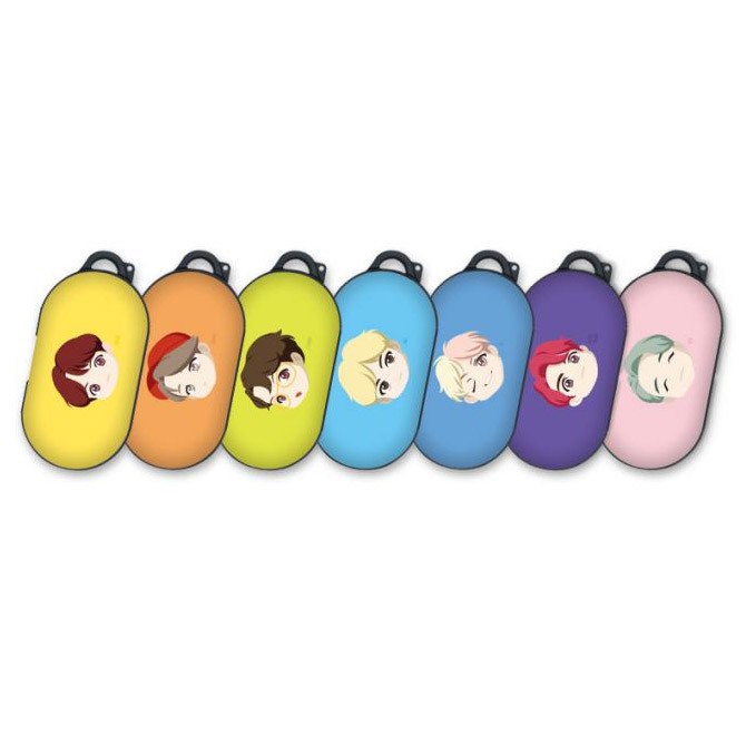 BTS CHARACTER Goods - BASIC HEAD HARD CASE Galaxy Buds - kpoptown.ca