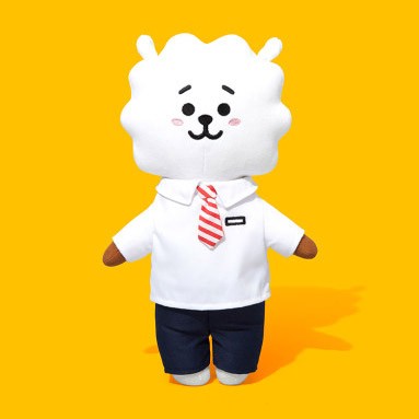 [BT21] BTS Line Friends Collaboration - School Look Standing Doll - kpoptown.ca