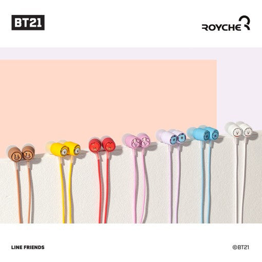 [BT21] BTS Royche Collaboration - In-Ear Earphone - kpoptown.ca