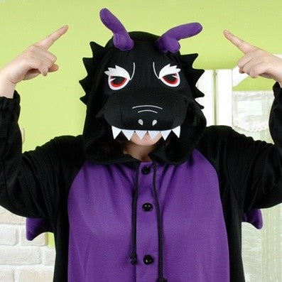 [PJB110] SHINEE Animal Pajamas - Black Dragon - kpoptown.ca