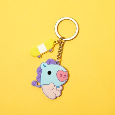 [BT21] BTS Line Friends Collaboration - Baby Silicon Keyring - kpoptown.ca