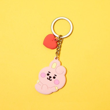 [BT21] BTS Line Friends Collaboration - Baby Silicon Keyring - kpoptown.ca