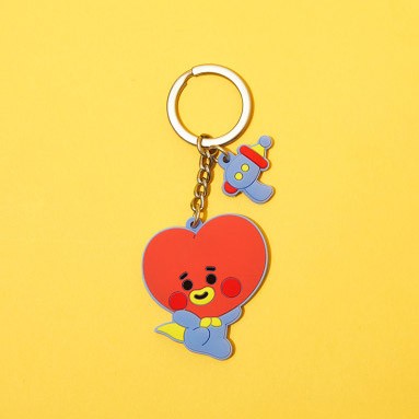 [BT21] BTS Line Friends Collaboration - Baby Silicon Keyring - kpoptown.ca