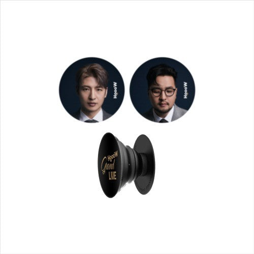 HoooW Grand Live Goods - PIN BUTTON & PHONE HOLDER SET - kpoptown.ca