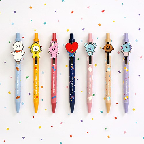 [BT21] BT21 X Monopoly Collaboration - Swing Gel Pen - kpoptown.ca