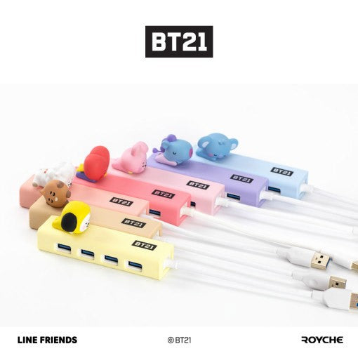 [BT21] BTS Royche Collaboration - Baby Figure USB 3.0 Hub - kpoptown.ca