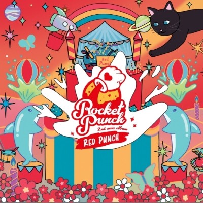 ROCKET PUNCH 2nd Mini Album - RED PUNCH CD + Poster - kpoptown.ca