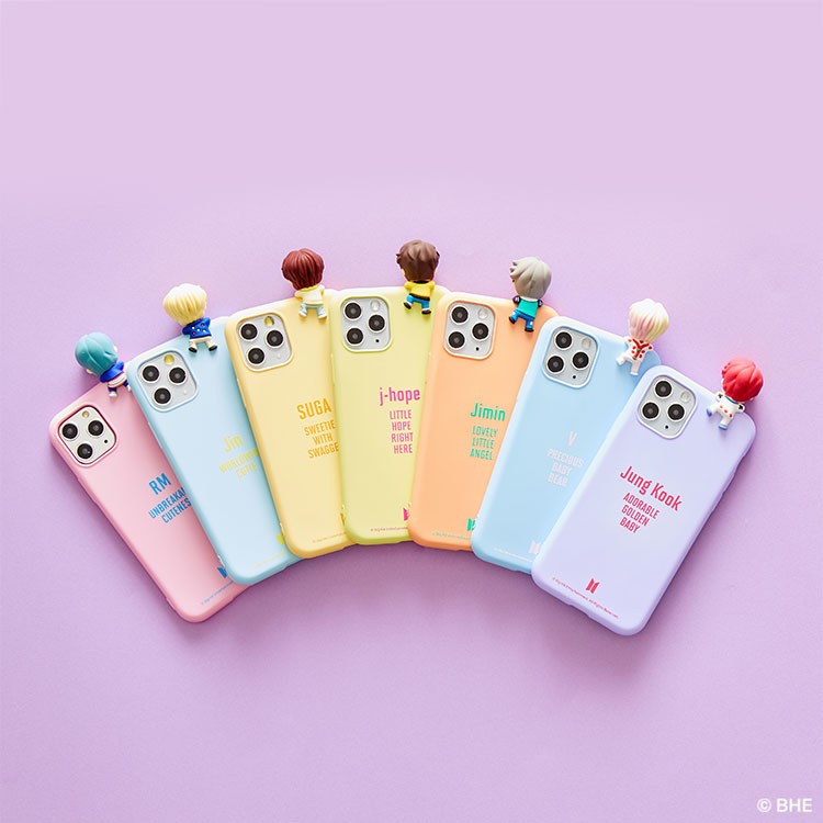 BTS TinyTAN Goods - Figure Color Jelly Case [Nickname] for iPhone - kpoptown.ca