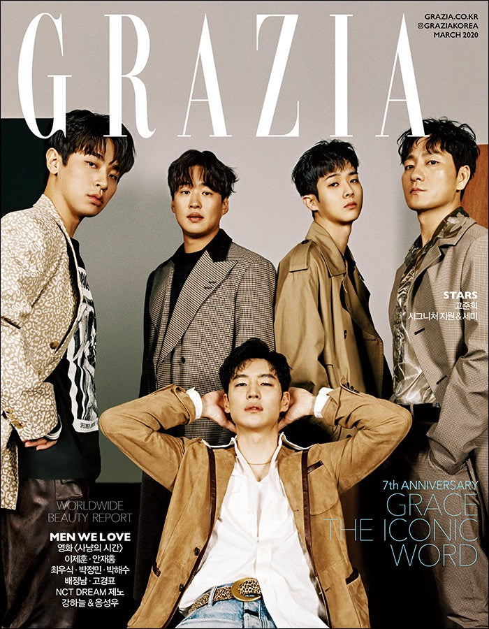 MAGAZINE GRAZIA Korea 2020-03 (Cover Random) NCT - kpoptown.ca