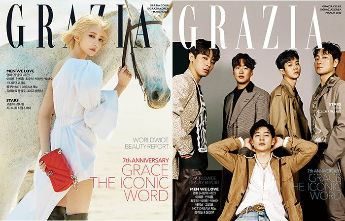 MAGAZINE GRAZIA Korea 2020-03 (Cover Random) NCT - kpoptown.ca