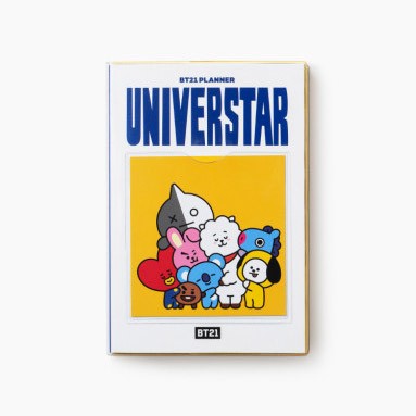 [BT21] BTS Line Friends Collaboration - Heart Universtar Planner - kpoptown.ca