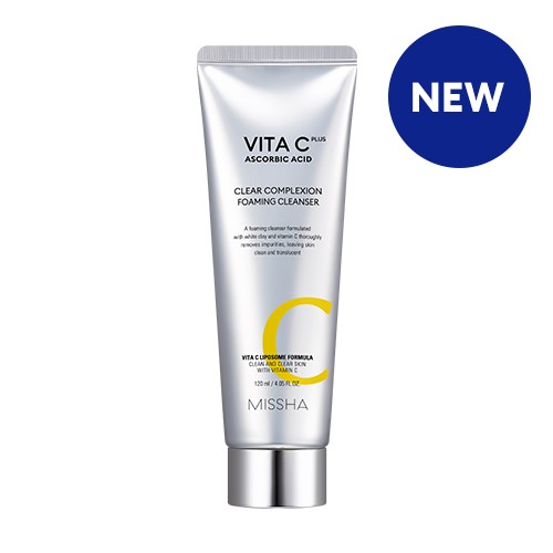 [MISSHA] VITA C Plus Clear Complexion Foaming Cleanser 120ml - kpoptown.ca