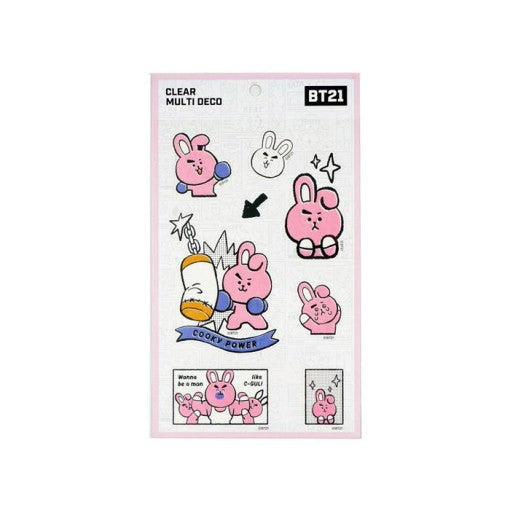 [BT21] BTS Line Friends Collaboration - Multi Deco Sticker - kpoptown.ca