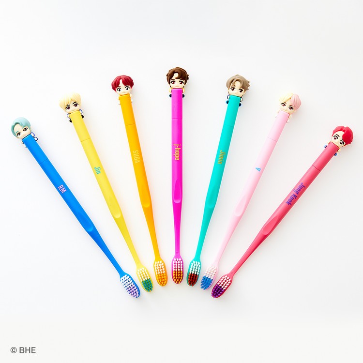 BTS CHARACTER Goods - Figure Toothbrush Set - kpoptown.ca