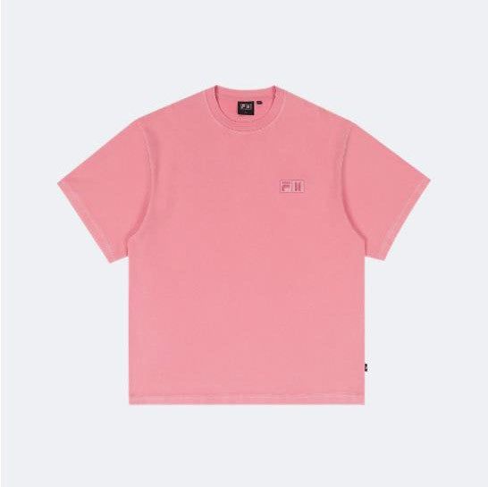 BTS x FILA Collaboration - Pigment Color T-Shirt (Peach) - kpoptown.ca