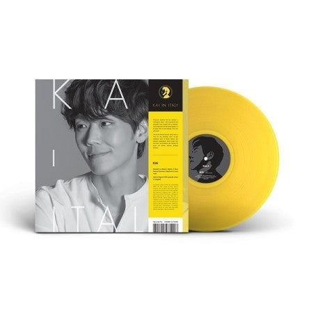 KAI 2nd LP Album - KAI IN ITALY (Yellow Ver.) LP - kpoptown.ca