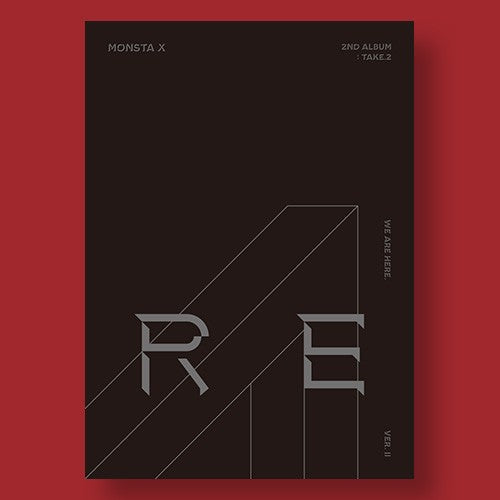 MONSTA X 2nd Album - TAKE.2 WE ARE HERE (Random ver.) CD + Poster - kpoptown.ca