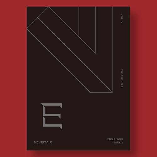MONSTA X 2nd Album - TAKE.2 WE ARE HERE (Random ver.) CD + Poster - kpoptown.ca