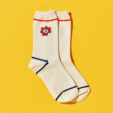 [BT21] BTS Line Friends Collaboration - Flower Socks Set - kpoptown.ca