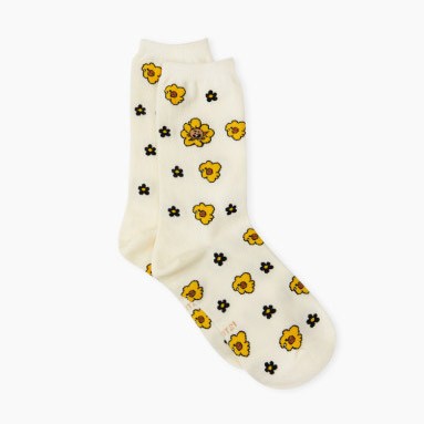 [BT21] BTS Line Friends Collaboration - Flower Socks Set - kpoptown.ca