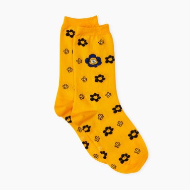 [BT21] BTS Line Friends Collaboration - Flower Socks Set - kpoptown.ca