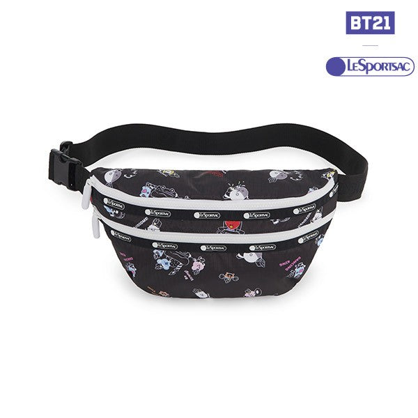 [BT21] BTS LESPORTSAC Collaboration - Heritage Belt Bag - kpoptown.ca