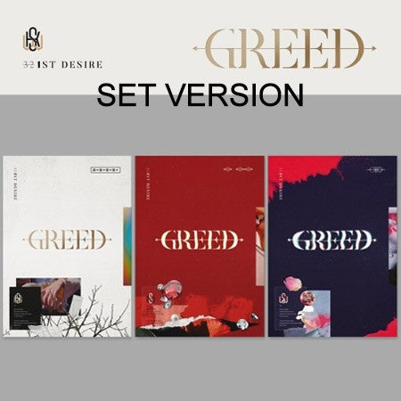 [SET] Kim Woo Seok 1st Desire - GREED (SET Ver.) 3CD - kpoptown.ca