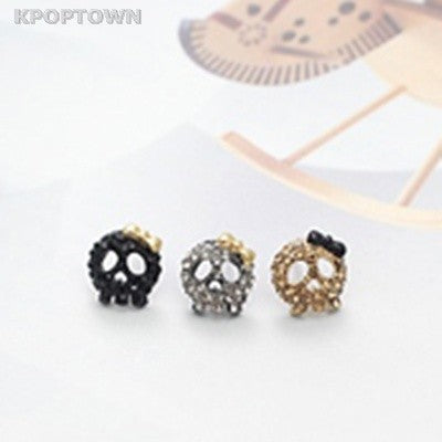 [GS10] Girlish Beauty Skull Earring - kpoptown.ca