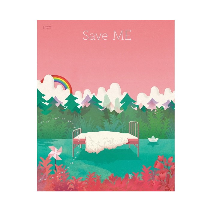 BTS GRAPHIC LYRICS Vol. 2 - Save ME - kpoptown.ca