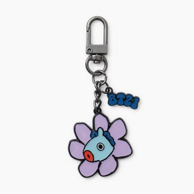 [BT21] BTS Line Friends Collaboration - Flower Metal Keyring - kpoptown.ca