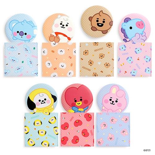 [BT21] BT21 X Monopoly Collaboration - Baby Pouch Mirror [Dot] - kpoptown.ca