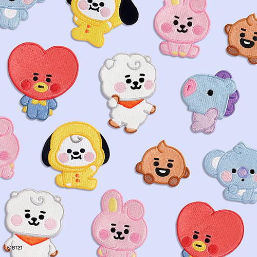 [BT21] BT21 X Monopoly Collaboration - Baby Wappen Badge L - kpoptown.ca