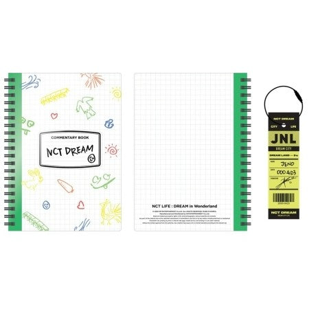 NCT DREAM NCT LIFE : DREAM IN WONDERLAND - Commentary Book + Luggage Tag Set - kpoptown.ca