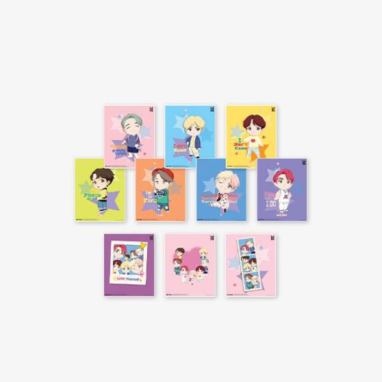 BTS x TinyTAN Goods - Air Purifying & Deodorizing Poster - kpoptown.ca