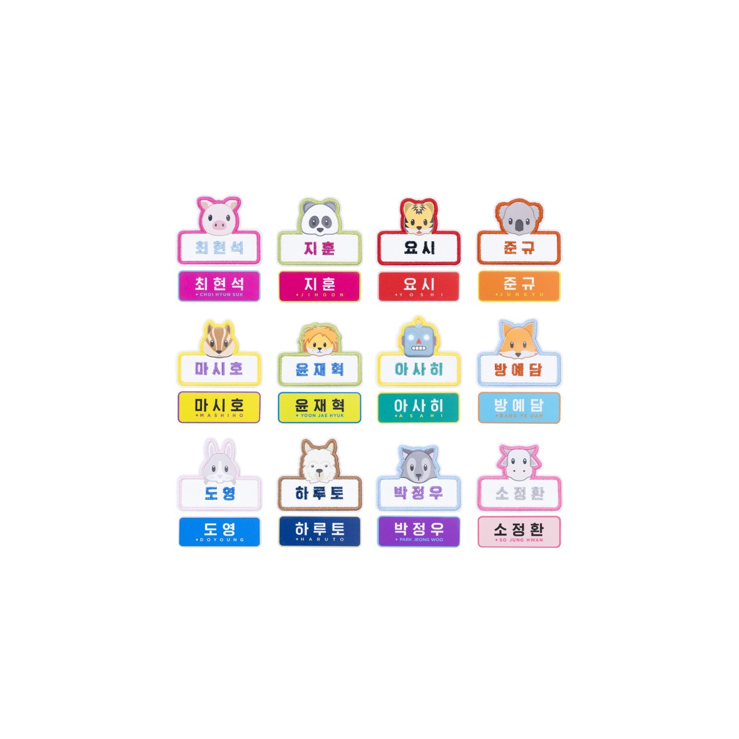 TREASURE TREASUREMAP Goods - NAME TAG SET - kpoptown.ca