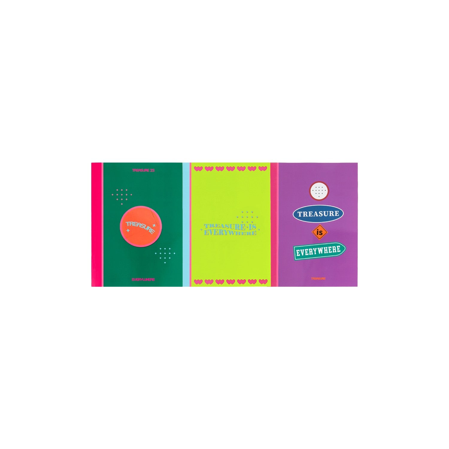 TREASURE TREASUREMAP Goods - NOTEBOOK SET - kpoptown.ca